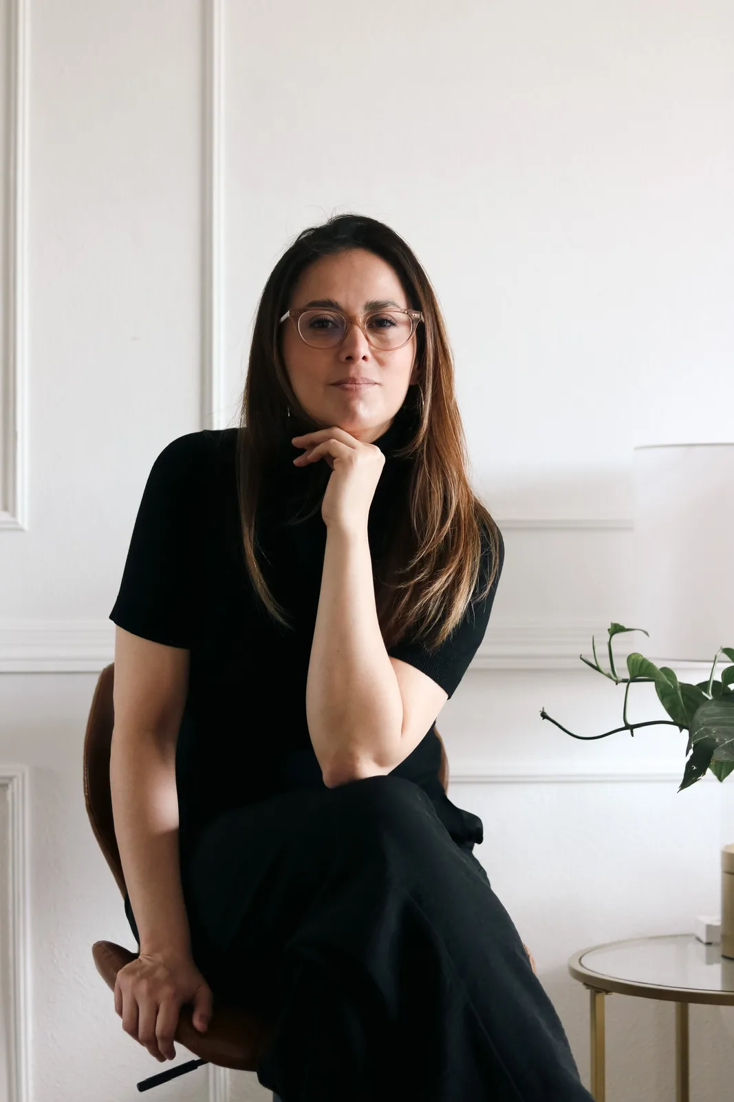 Jessica González, psicóloga, en su consultorio